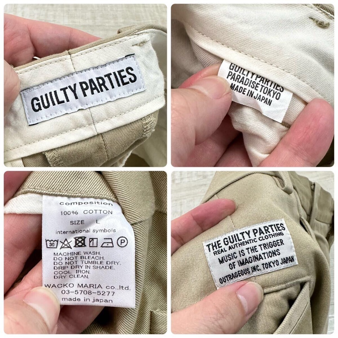 WACKO MARIA - 23ss ワコマリア ダブル プリーツ チノ トラウザーズ