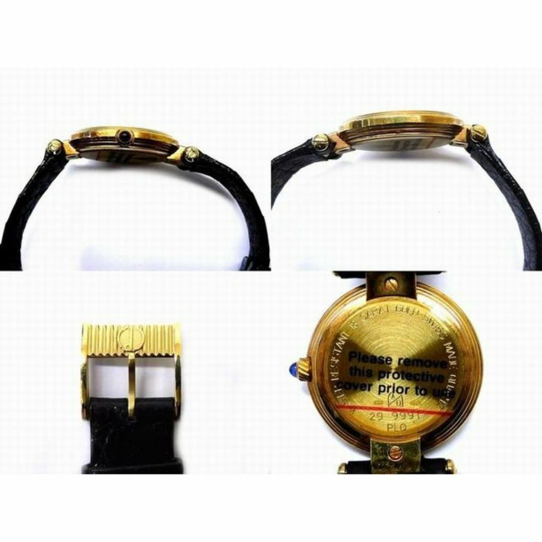 Dunhill - ダンヒル 時計 ☆ レディース K18 YG イエローゴールド 革