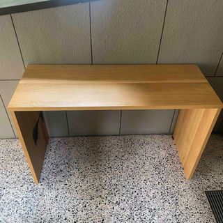 MUJI (無印良品) - 廃盤品 無印良品 MUJI コの字 デスク 無垢材デスク