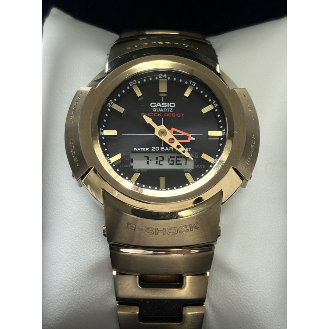 G-SHOCK - G-SHOCK/フルメタル/AWM-500/ゴールド/電波/ソーラー/時計