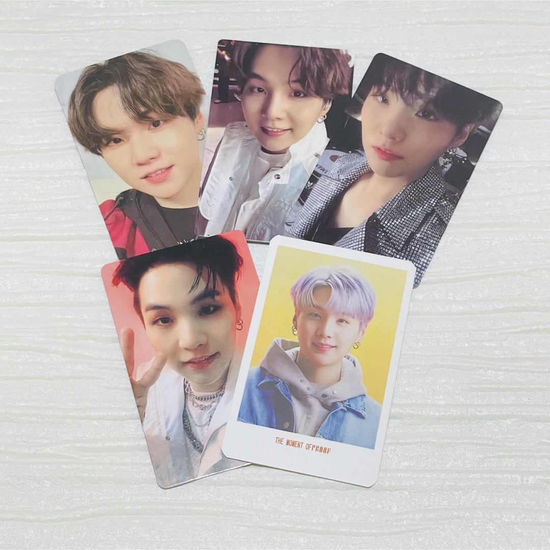 BTS BE未公開 ラッキードロートレカ2枚 ユンギ SUGA BTS BE 未公開 ユンギ