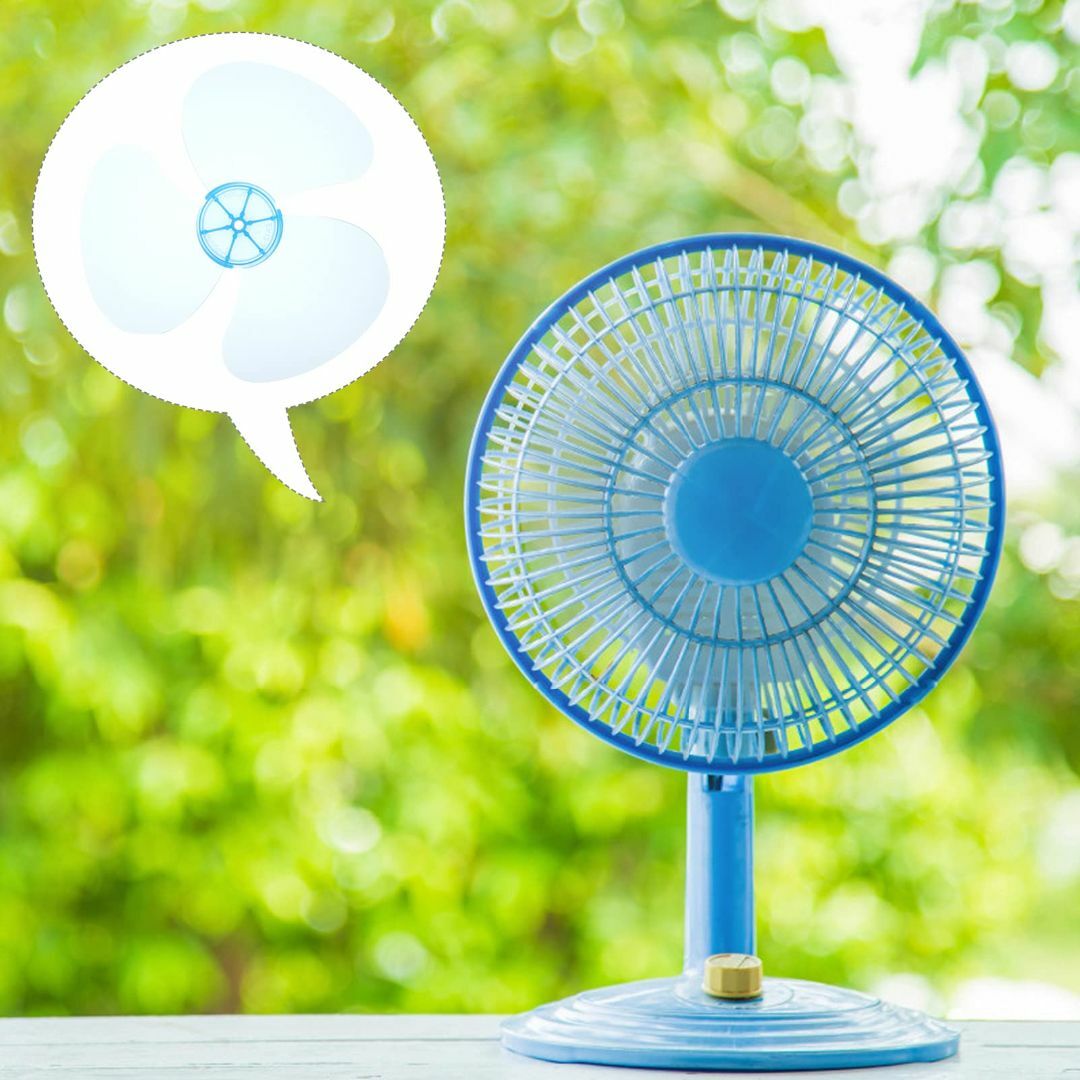 色:青】NUOLUX 扇風機 羽根 扇風機の羽根のみ 交換 扇風機ブレード フ