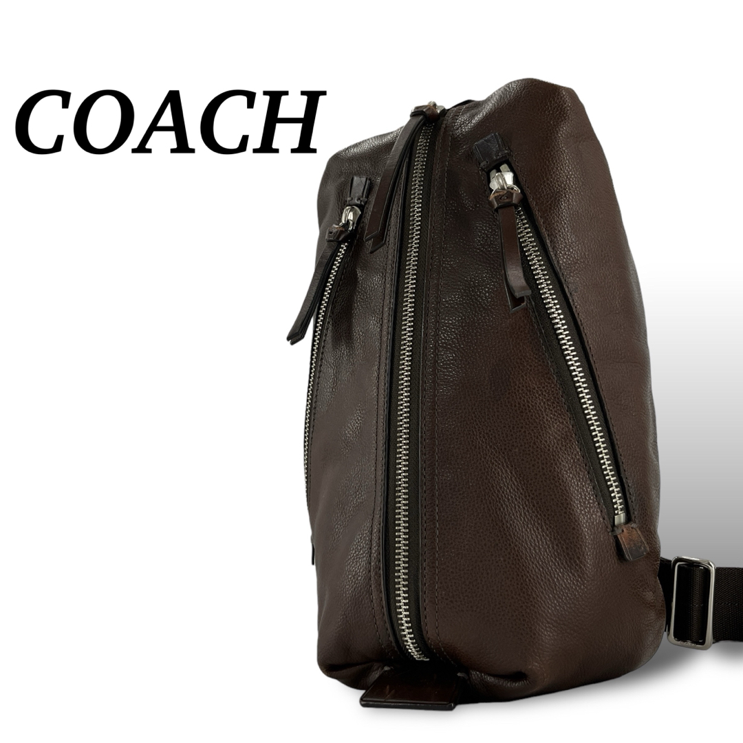 COACH - コーチ ボディバッグ トンプソン ロゴ型押し スリングバッグ