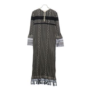 Mame Kurogouchi マメ クロゴウチ リブジャガード フリンジ コットン