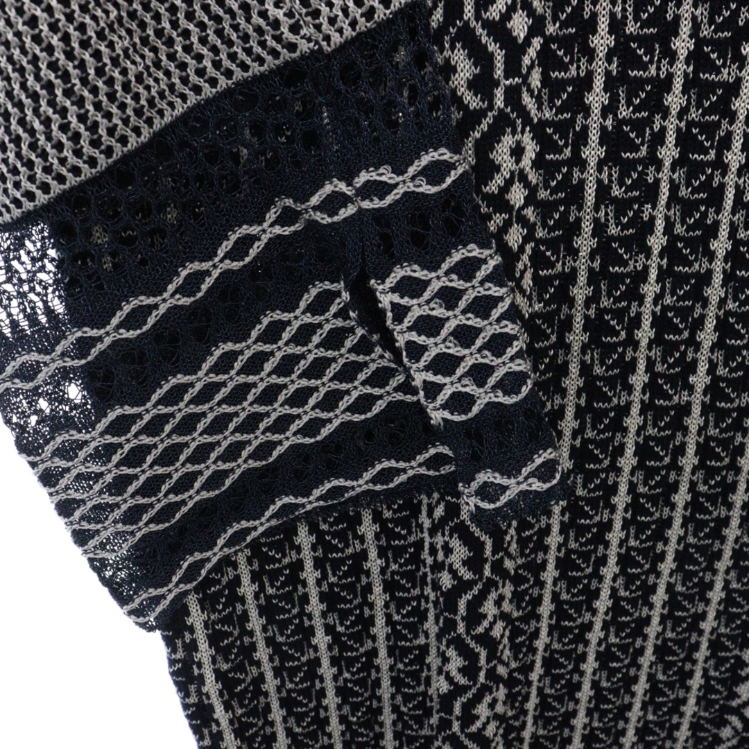 Mame Kurogouchi マメ クロゴウチ リブジャガード フリンジ コットン