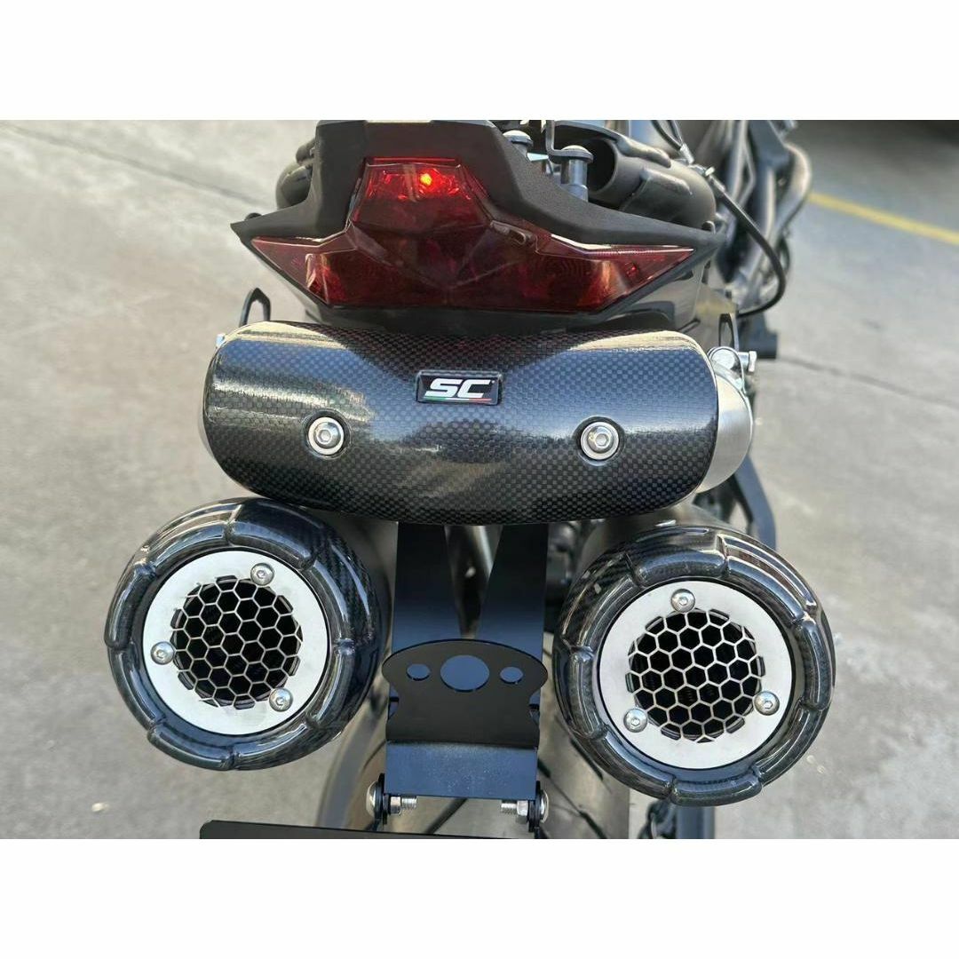 3千円引き ZX4R/ZX25R フルエキゾースト 2本出しマフラーの通販 by