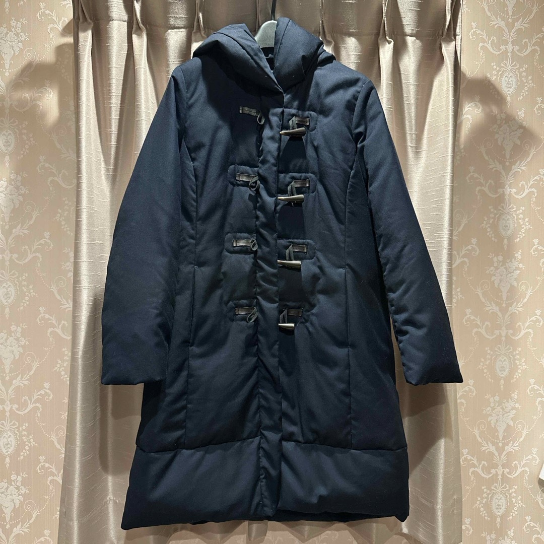ネイビーのダウンダッフルコートの通販 by みみ's shop｜ラクマ