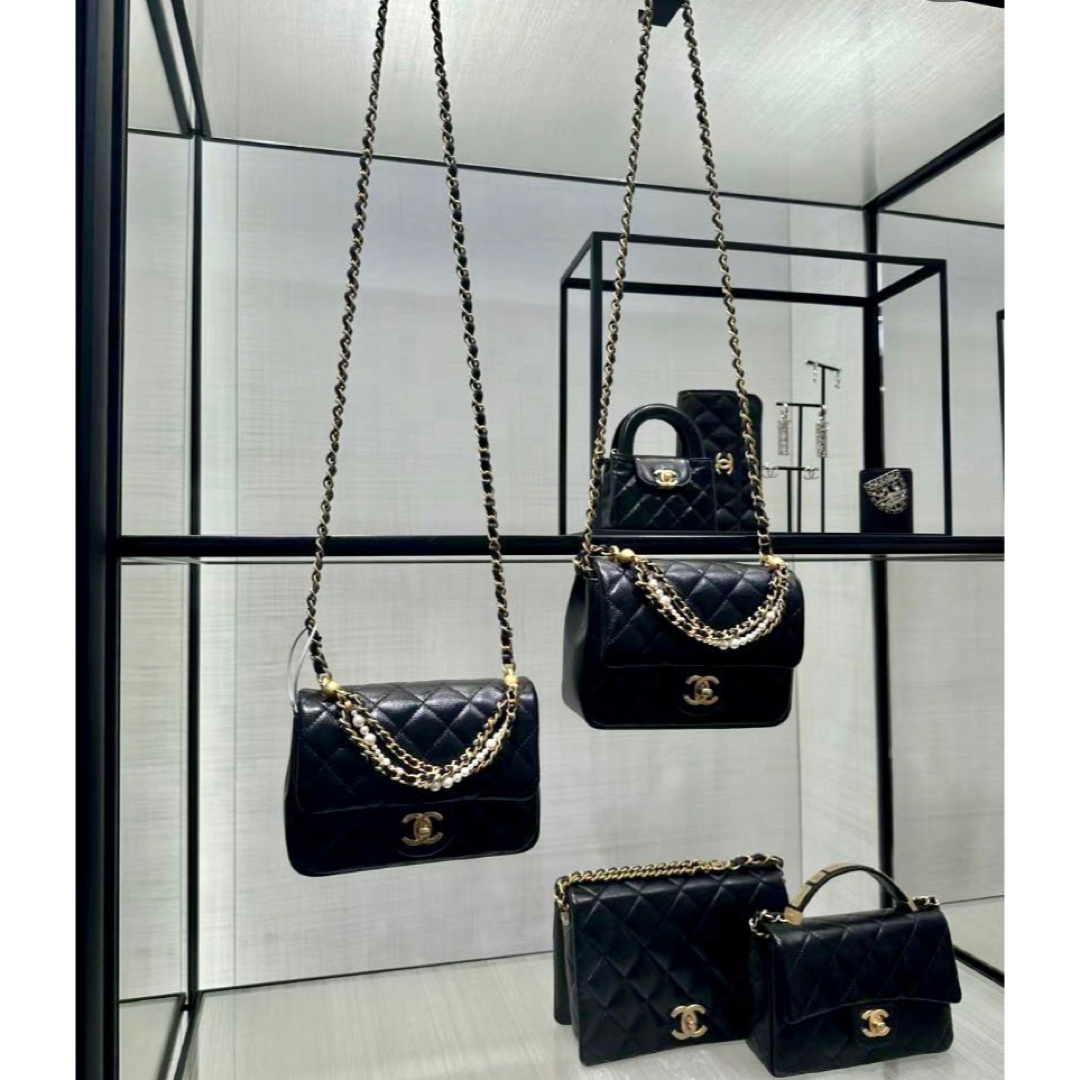 CHANEL - シャネルchanel ミニフラップ ショルダーバック パール