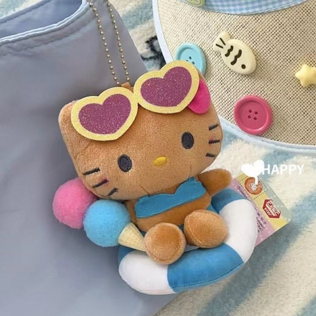 ハローキティ - ハローキティ⭐︎黒ギャルぬいぐるみキーホルダーの