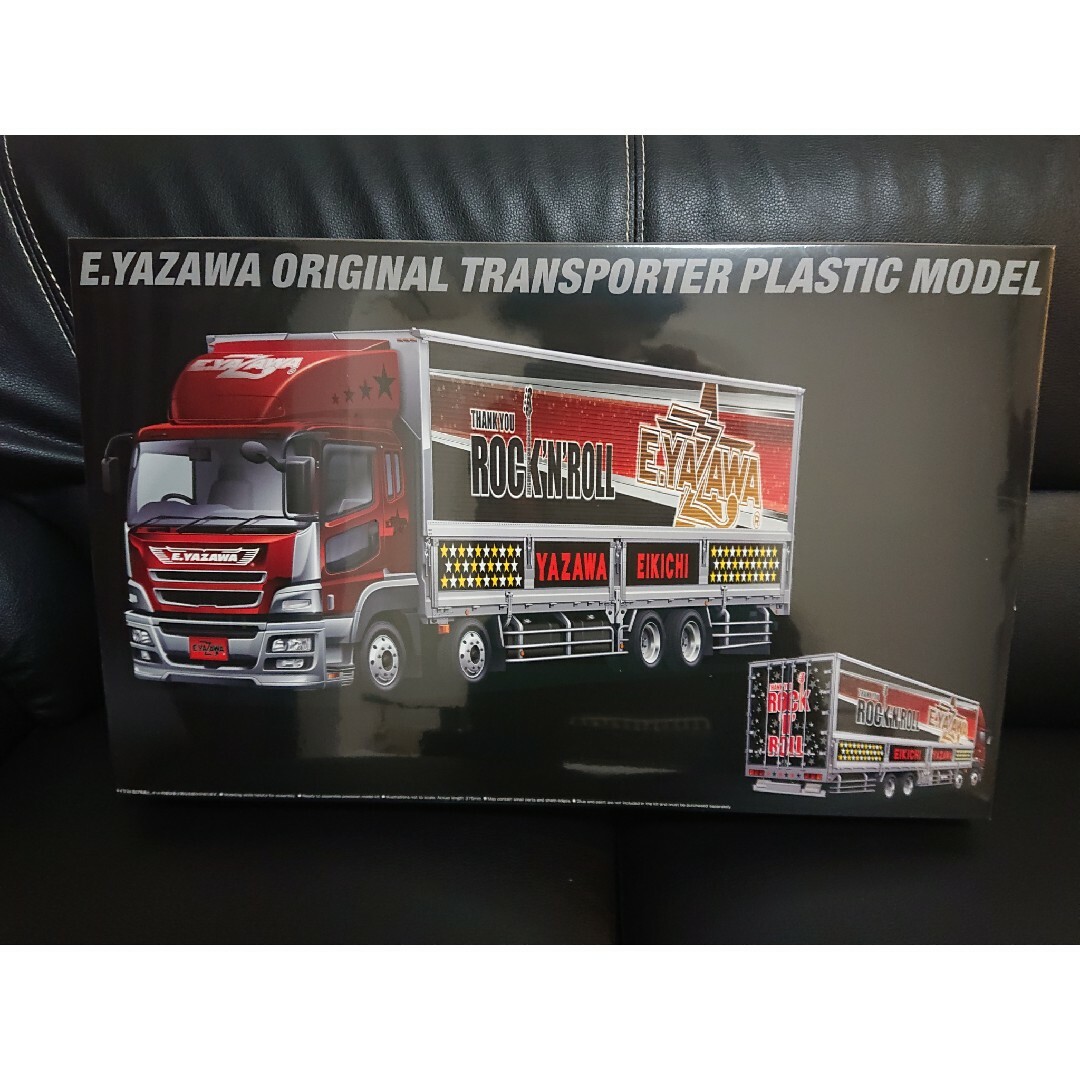 廃盤レア】矢沢永吉 トラック プラモデル(トランポ)レッド の通販 by
