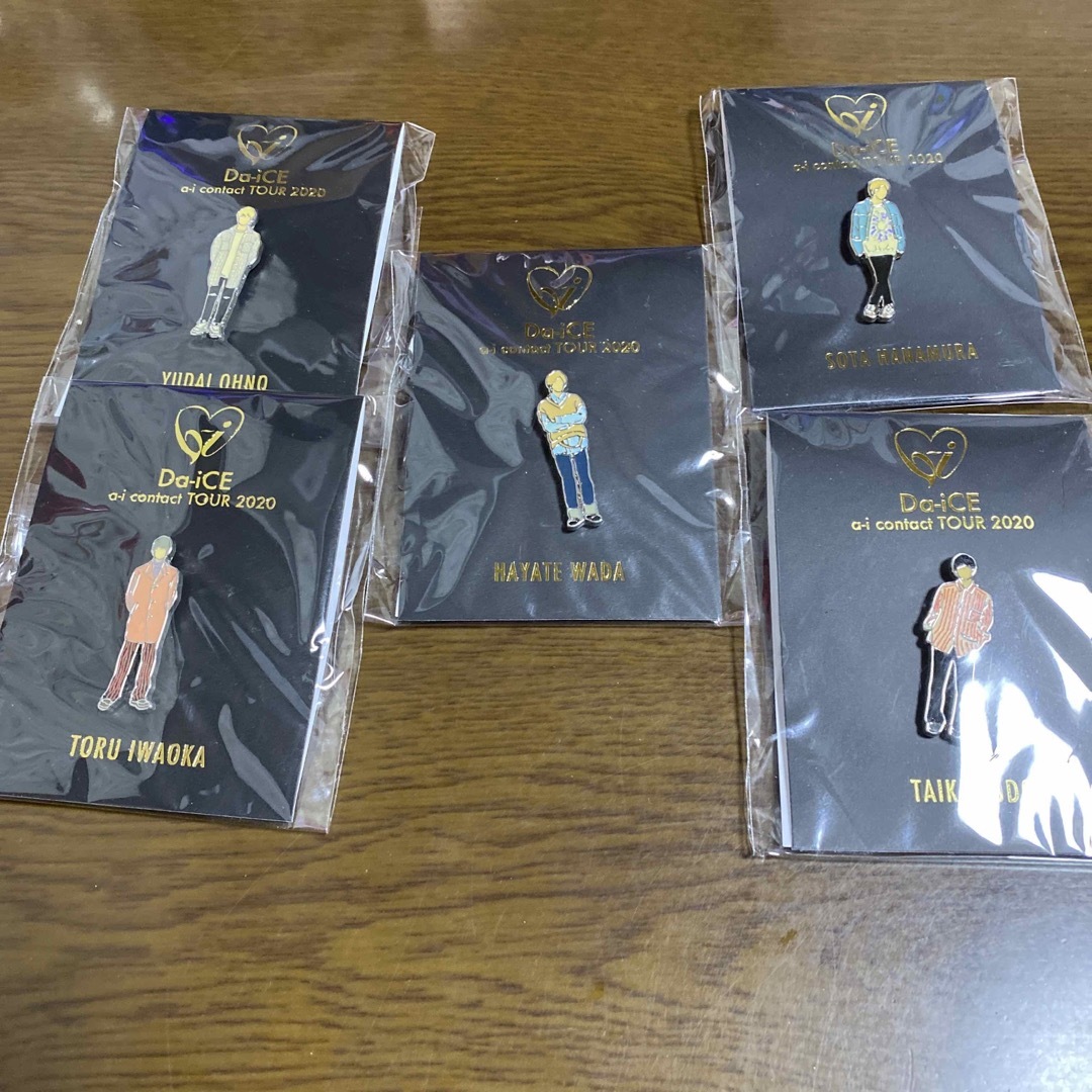 Da-iCE ピンバッジ 5個セット 2020の通販 by りさ's shop｜ラクマ