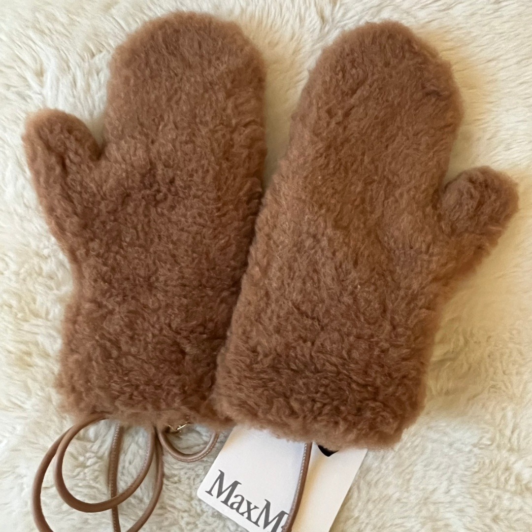 Max Mara - 匿名配送 Max Mara マックスマーラ グローブ テディベア