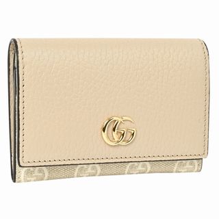 GUCCI - グッチ GUCCI カードケース 二つ折り GG マーモント 名刺入れ
