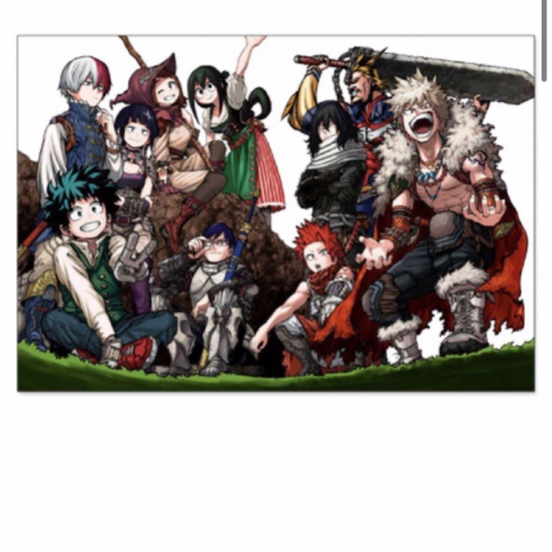 僕のヒーローアカデミア 高級複製原画 複製原画 十傑 ヒロアカ 爆豪 緑