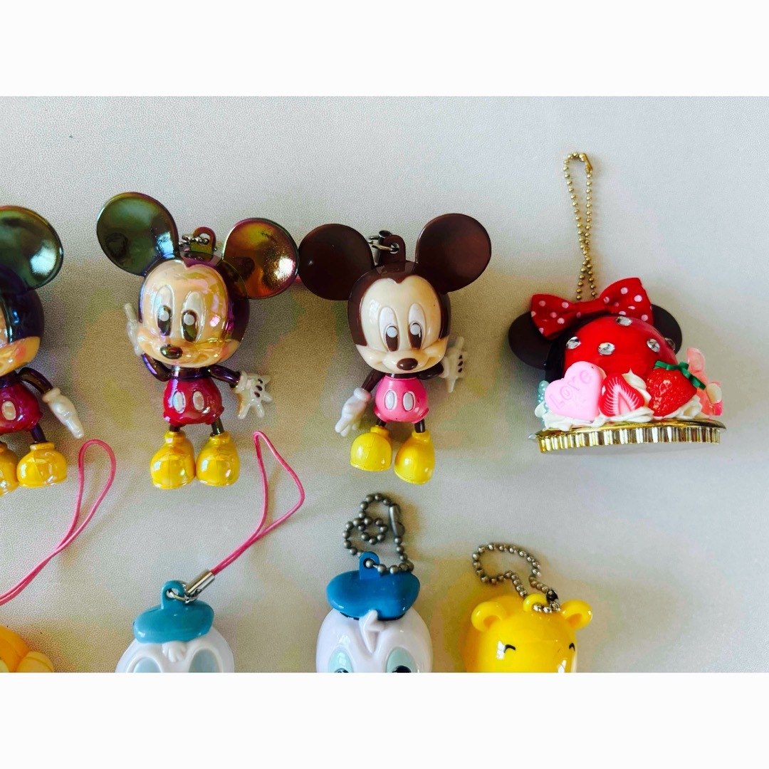 Disney - ディズニー キーホルダー 16点セット ストラップ ミッキー