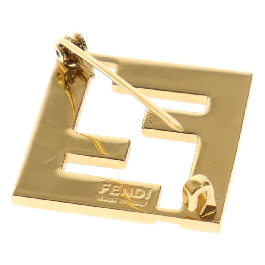 FENDI - FENDI フェンディ FFロゴ フォーエバー ブローチ ブラック