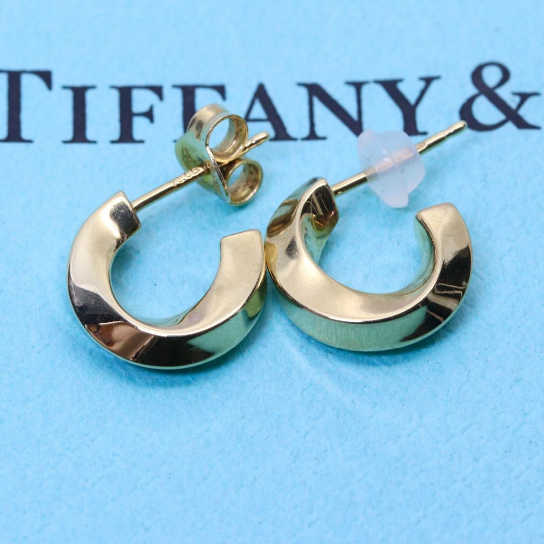 Tiffany & Co. - 希少 ティファニー ナイフエッジ ツイスト フープ