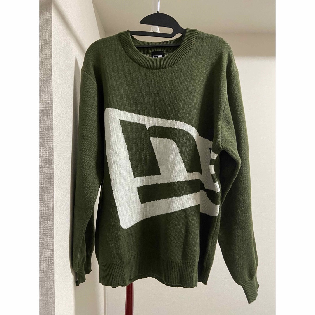 NEW ERA - 【未使用】New Era golf ニットセーター フラッグロゴ