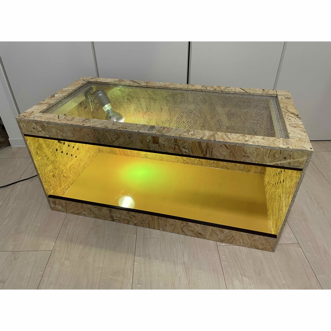 爬虫類ケージ90ラック用サイズ⭐️天井金網仕様