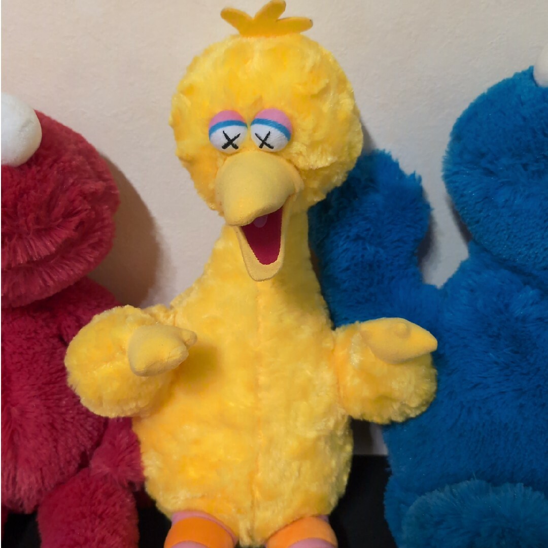 UNIQLO - セサミストリート‪✕‬KAWS ユニクロ ぬいぐるみ 3つセットの