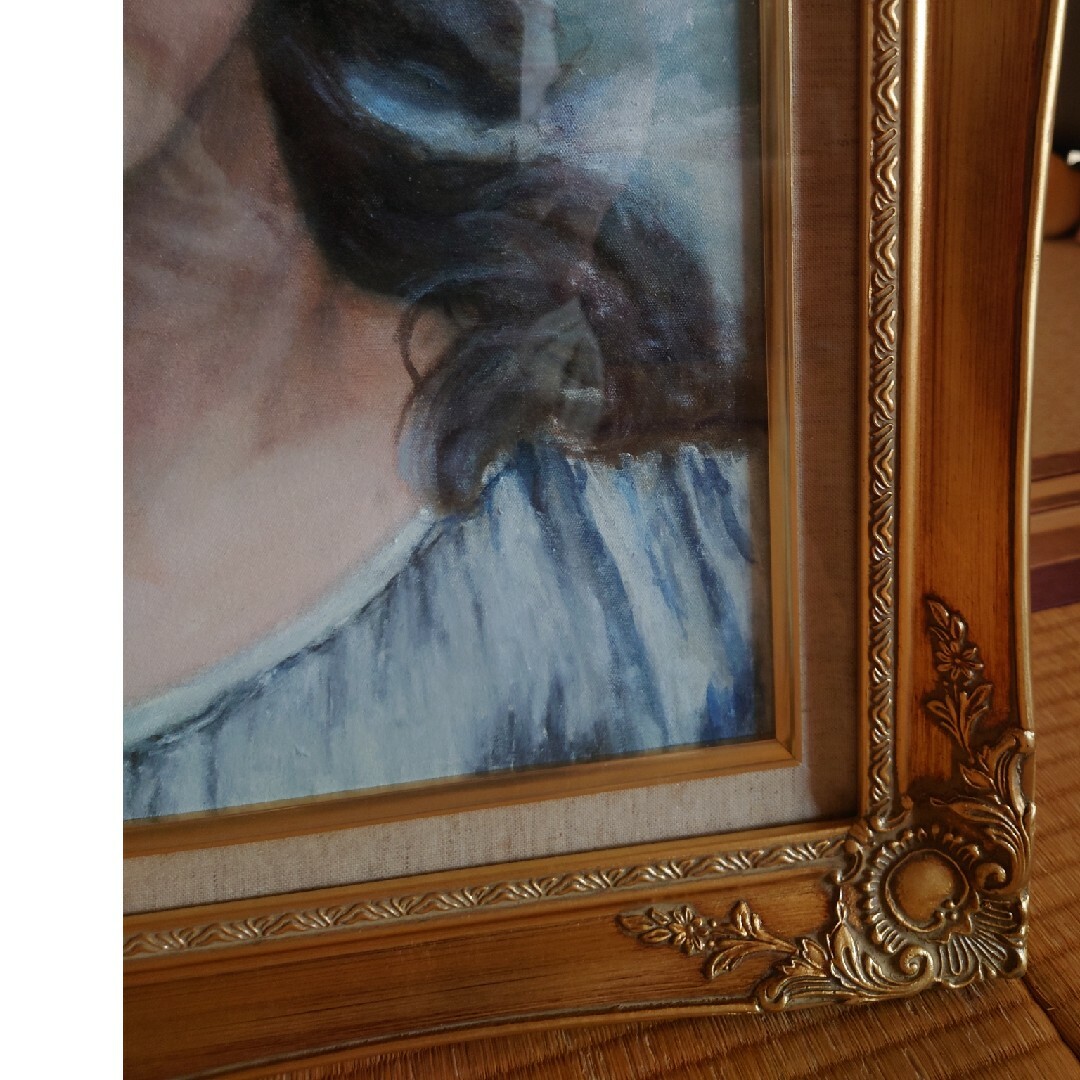 宮廷画家ビジェルブランの少女画です。油彩画模写 【公式通販】