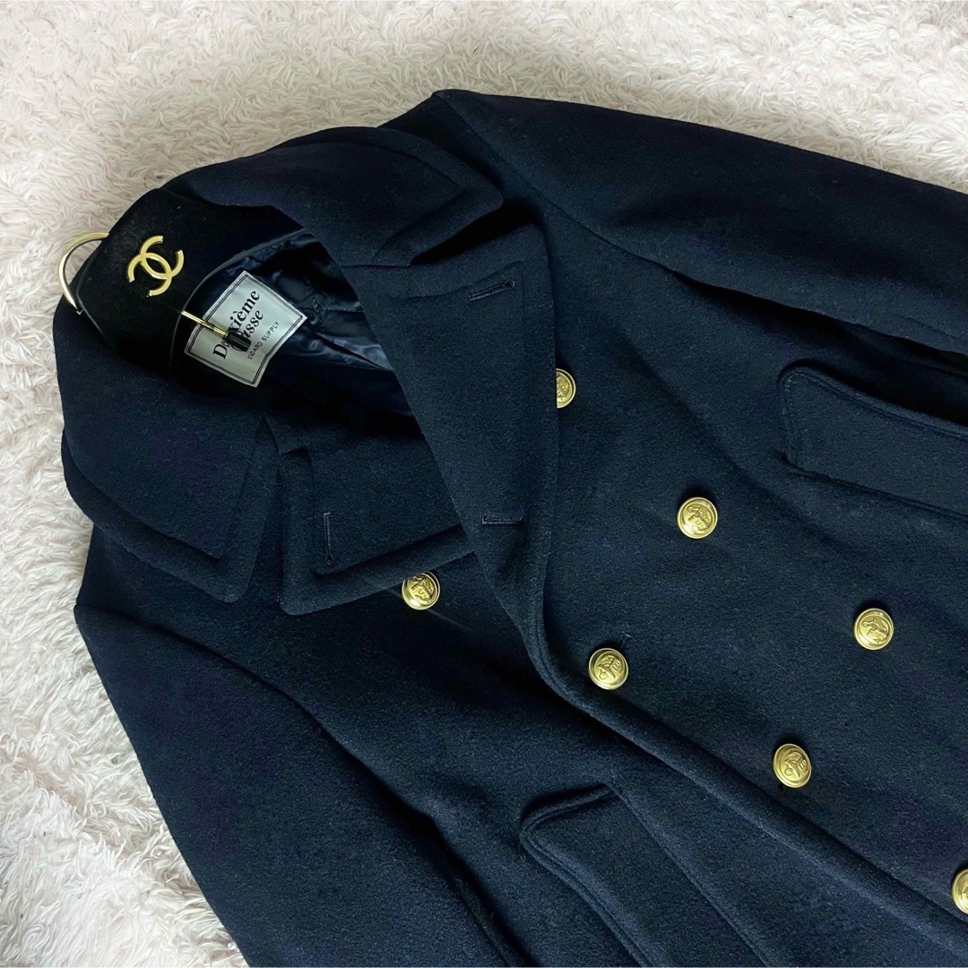 DEUXIEME CLASSE - 20 ドゥーズィエムクラス ウール メルトンPコート