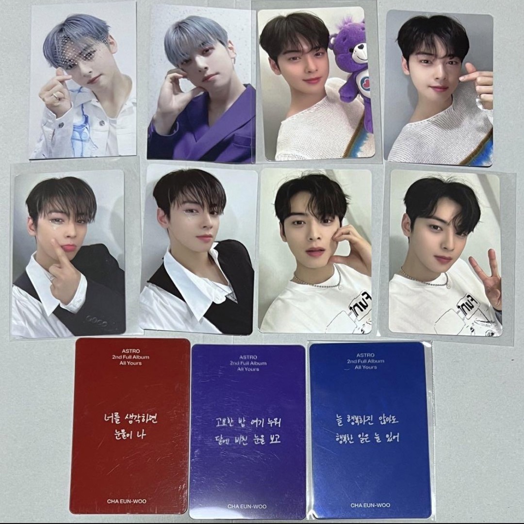 ASTRO チャウヌ ウヌ トレカの通販 by pika.k♡｜ラクマ