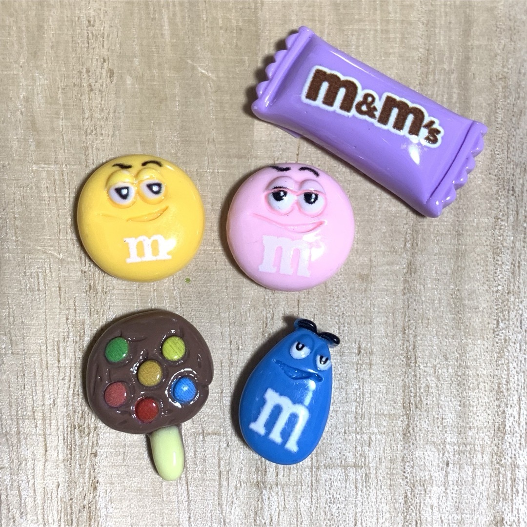 m&m&m's - m&m'sネイルデコパーツ5個セット【⑫】の通販 by ⚠️取引NG