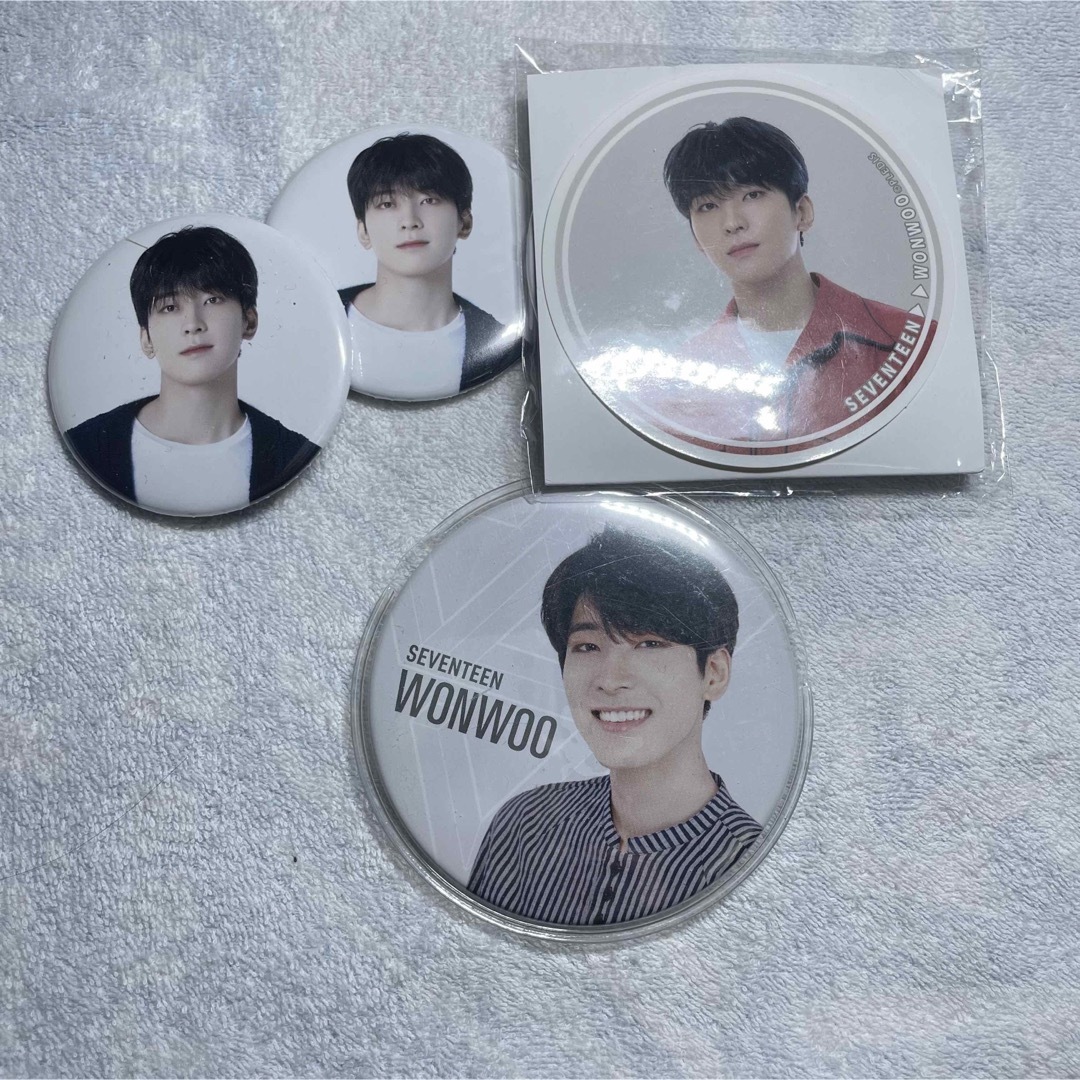 Follow Again ウォヌ 缶バッジ SEVENTEEN セブチ ウォヌ Wonwoo 缶