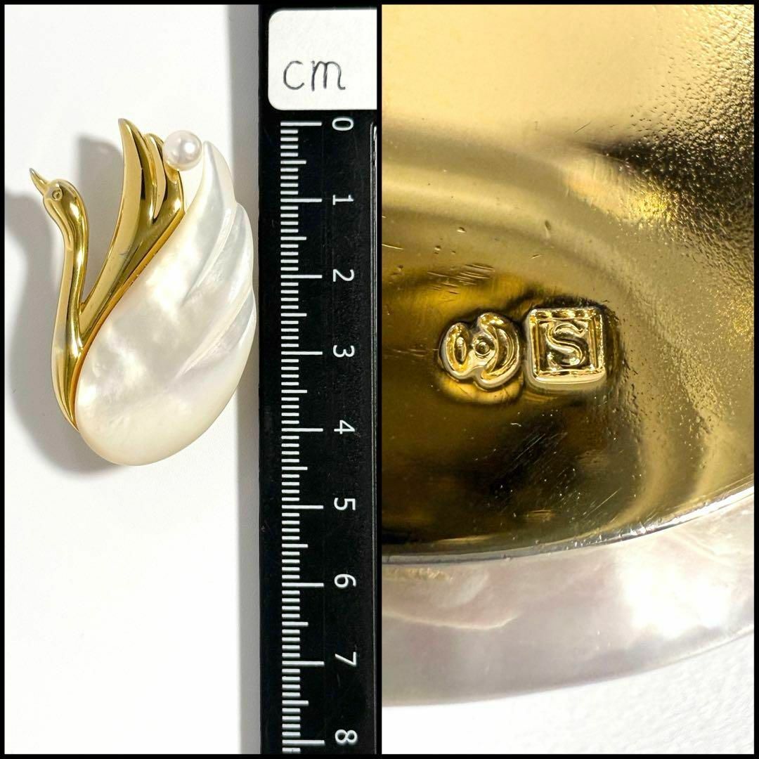 TASAKI - 【白鳥】タサキ レディース ピン ブローチ スワン パール