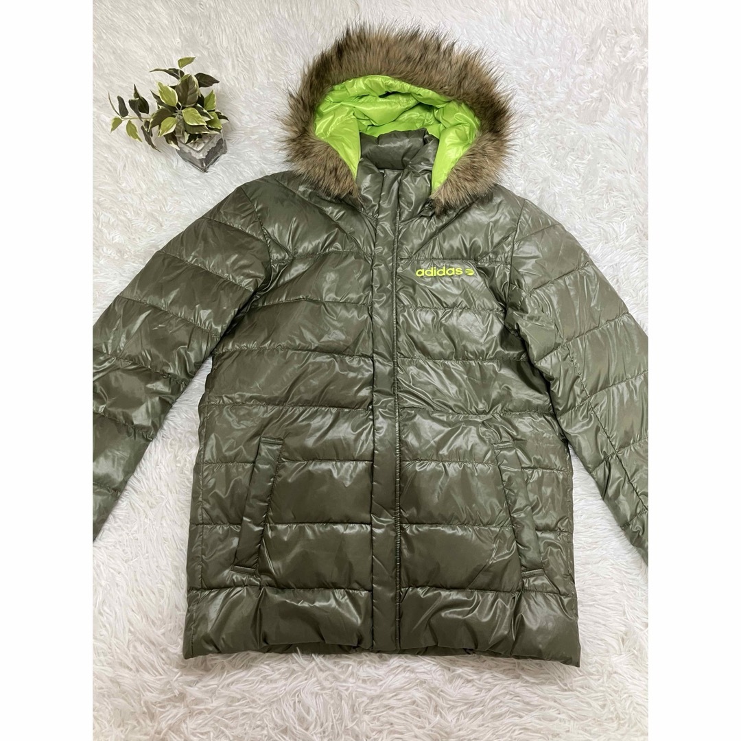 adidas - adidas オリーブグリーン ダウンジャケット ユニセックス