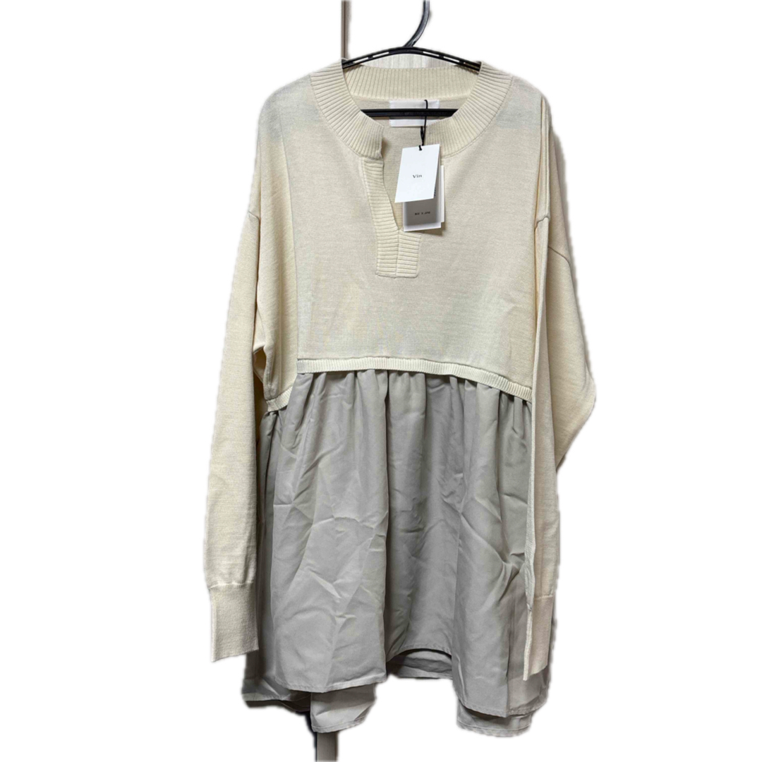 SCOT CLUB - Vin ニットサテンドッキングトップス スコットクラブ