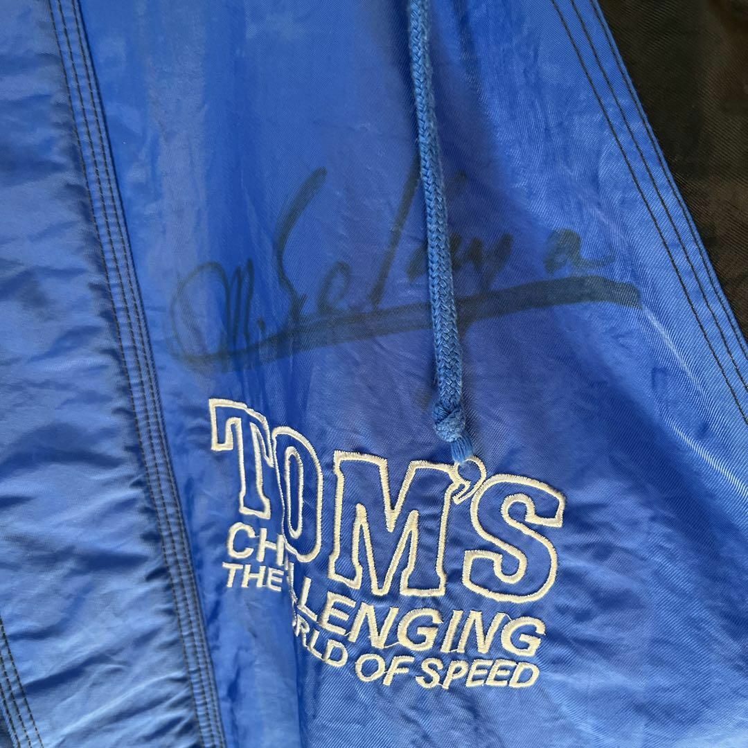 TOMS - TOM'S TOYOTA ナイロンジャケット XL相当 刺繍 レーシングabの