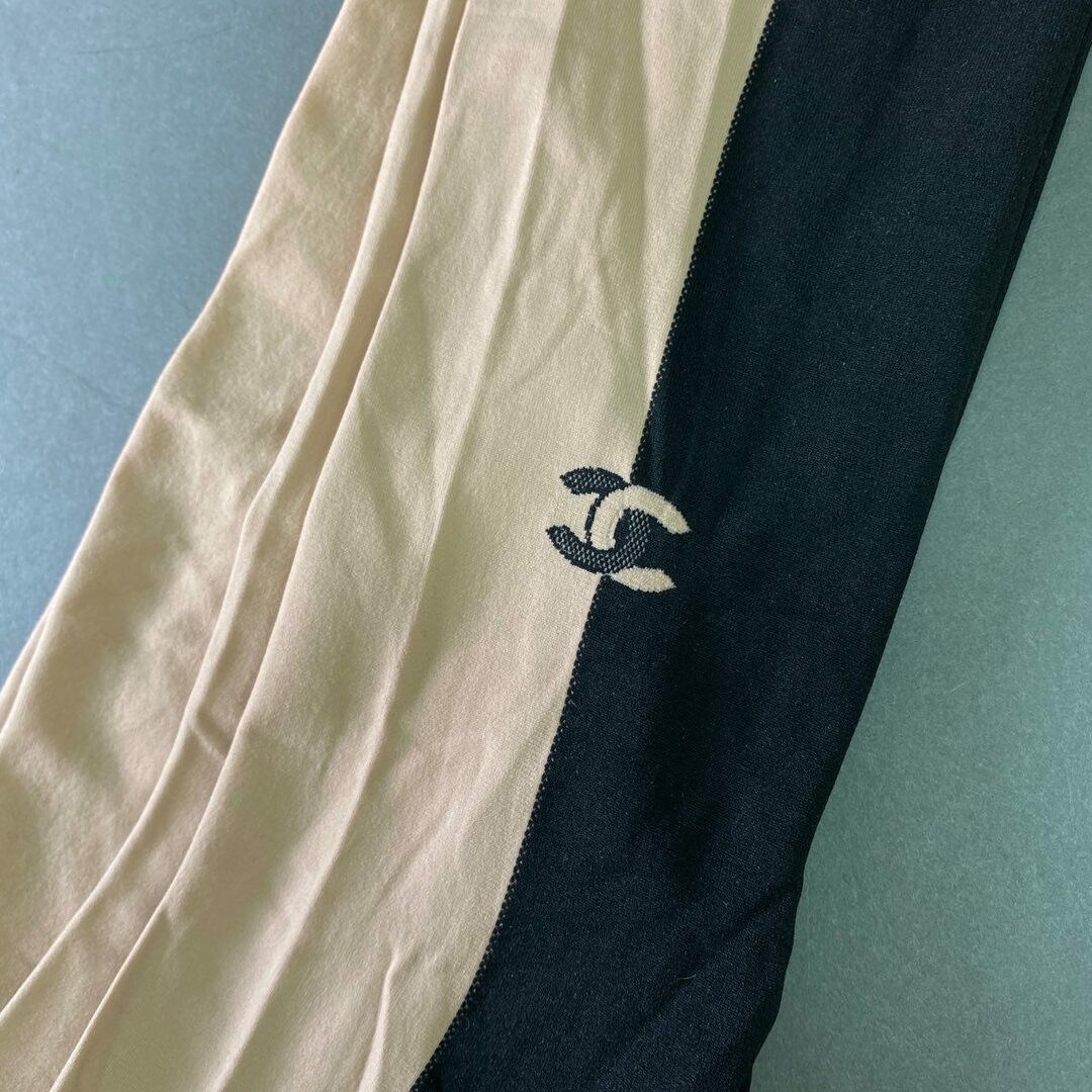 CHANEL - a8 CHANEL シャネル ココマーク ストッキング タイツ M