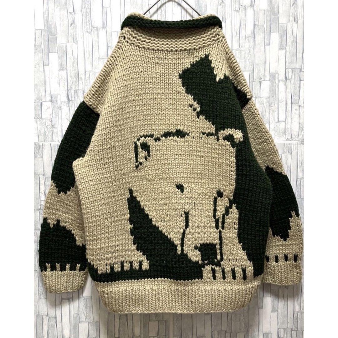 KANATA - kanata カナタ カウチンニット セーター カーディガン白熊