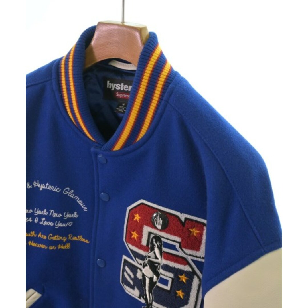 Supreme - Supreme シュプリーム スタジャン M 青xアイボリー 【古着