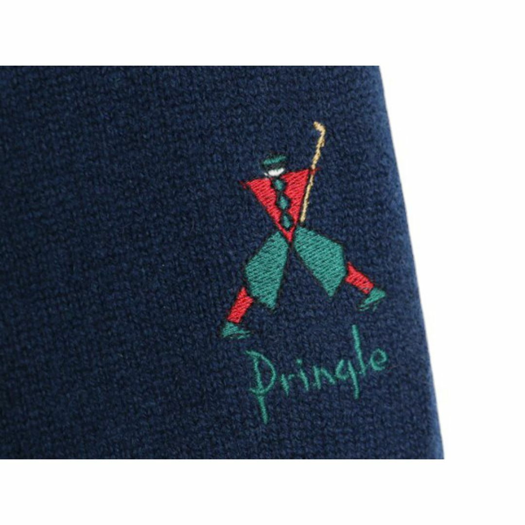 80s スコットランド製 プリングル アーガイル ウール ニット セーター