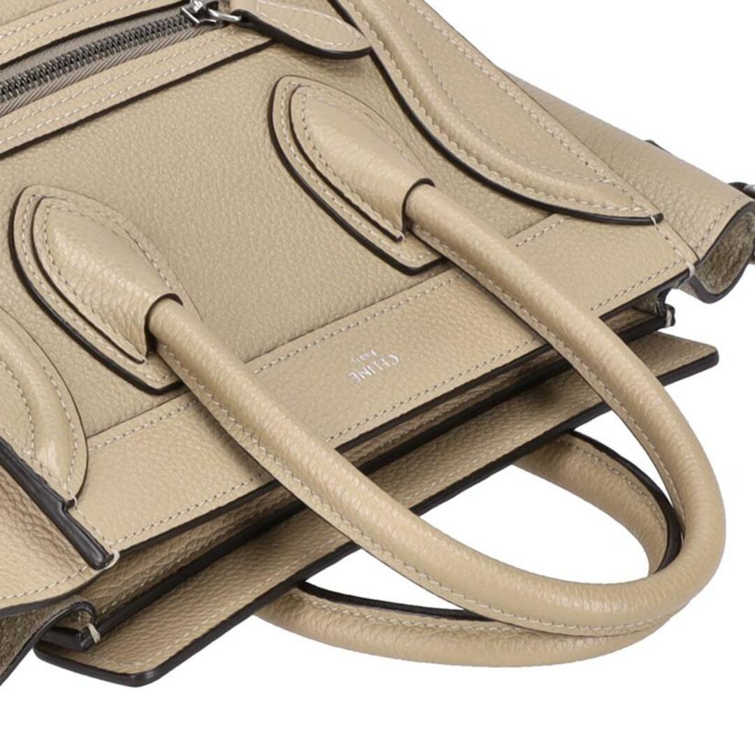 CELINE - CELINE セリーヌ/ラゲージ/ナノショッパー/ベージュ/189243