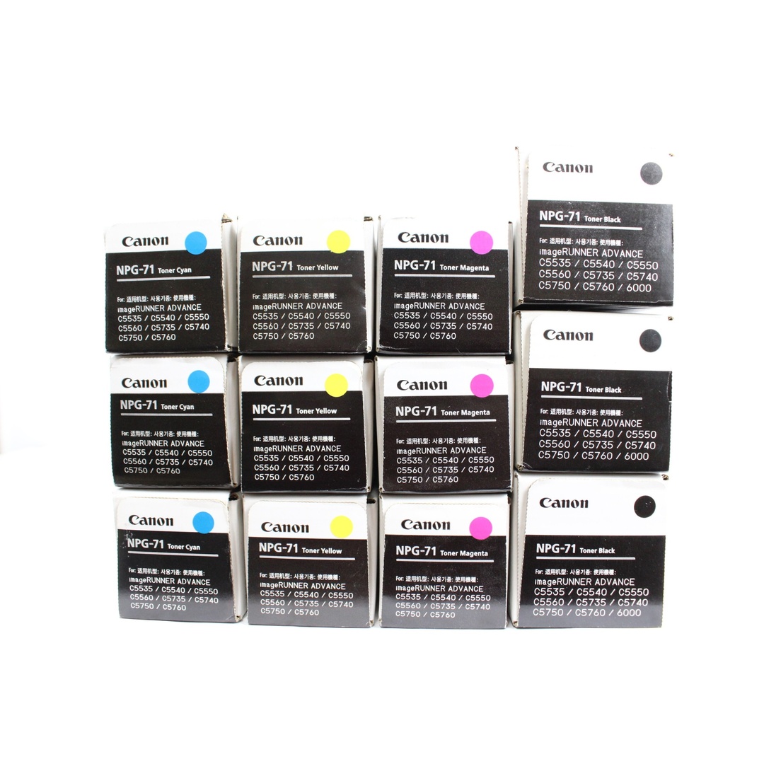Canon NPG-71 トナーカートリッジ 3色セット Canon NPG-71 トナー