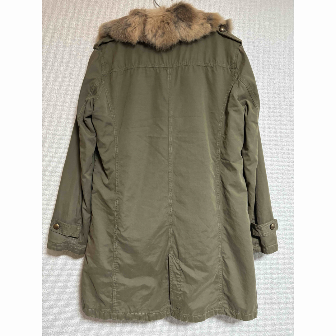 THE SHOP TK - THE SHOP TK モッズコート ファー付きコート カーキ M