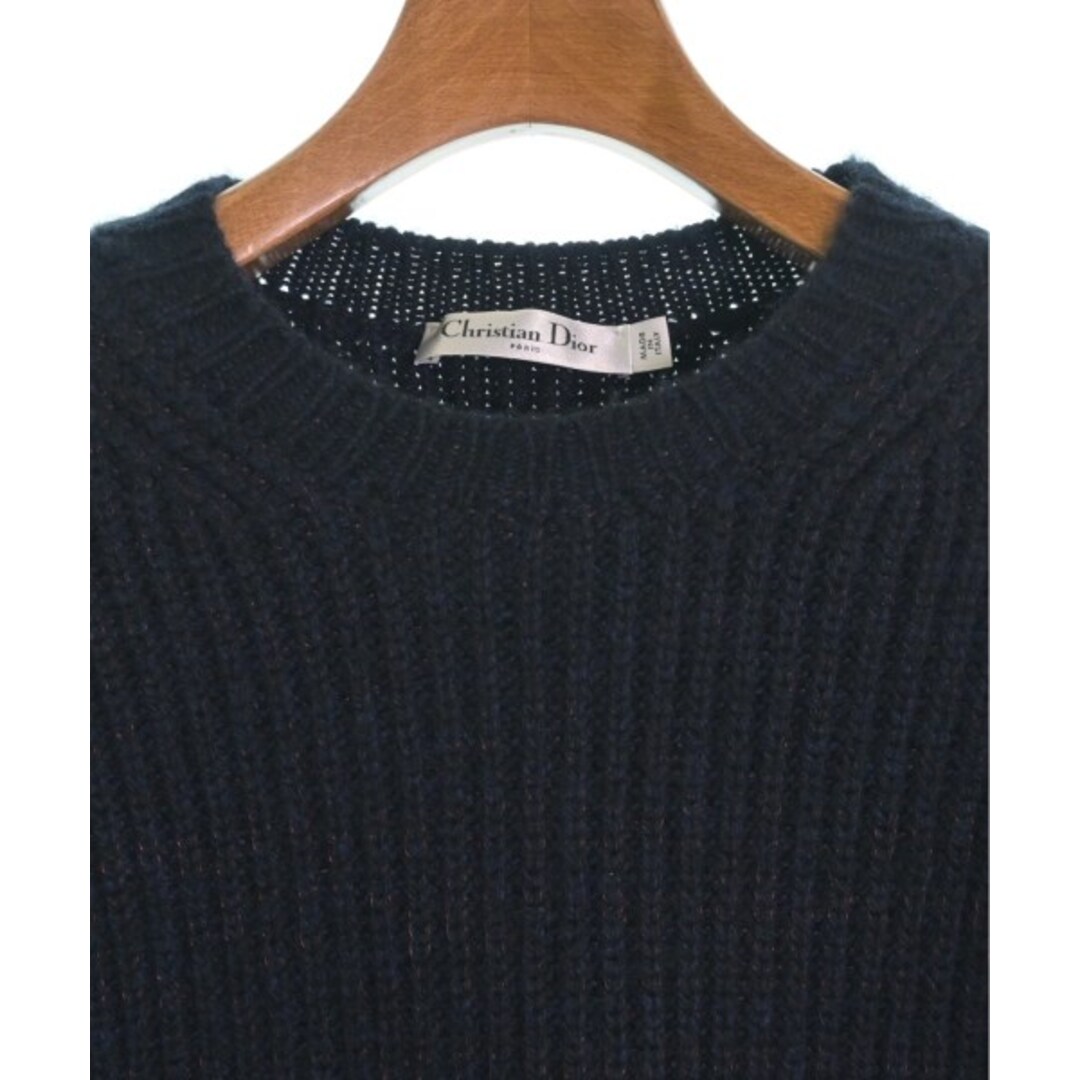Christian Dior - Christian Dior ニット・セーター 40(M位) 紺x赤