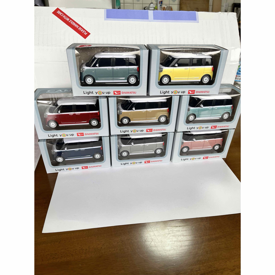 ダイハツ - ムーブ キャンバス ミニカー ストライプス 8カラーセット