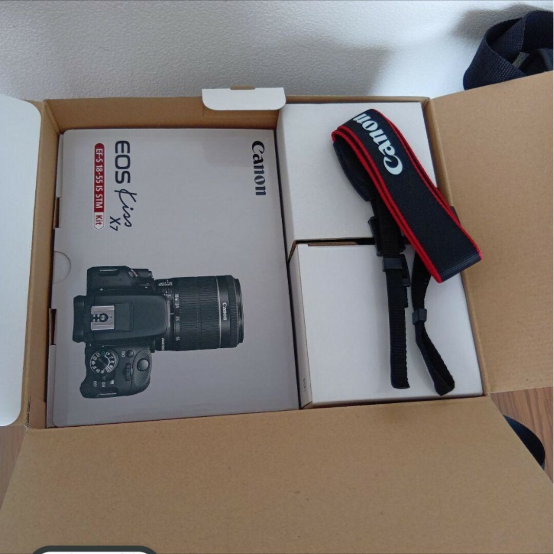 Canon - CanonEOSkissX7ダブルズームキット diagnlニンジャストラップ