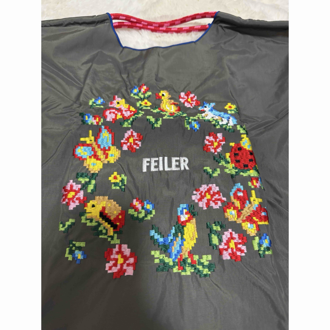 花と鳥の刺繍エコバッグ ボールアンドチェーンの通販 by Jiych88's