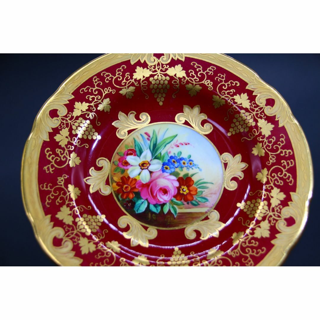 レア ウェッジウッド ARTHUR HOLLAND氏サイン アンティーク トリオ