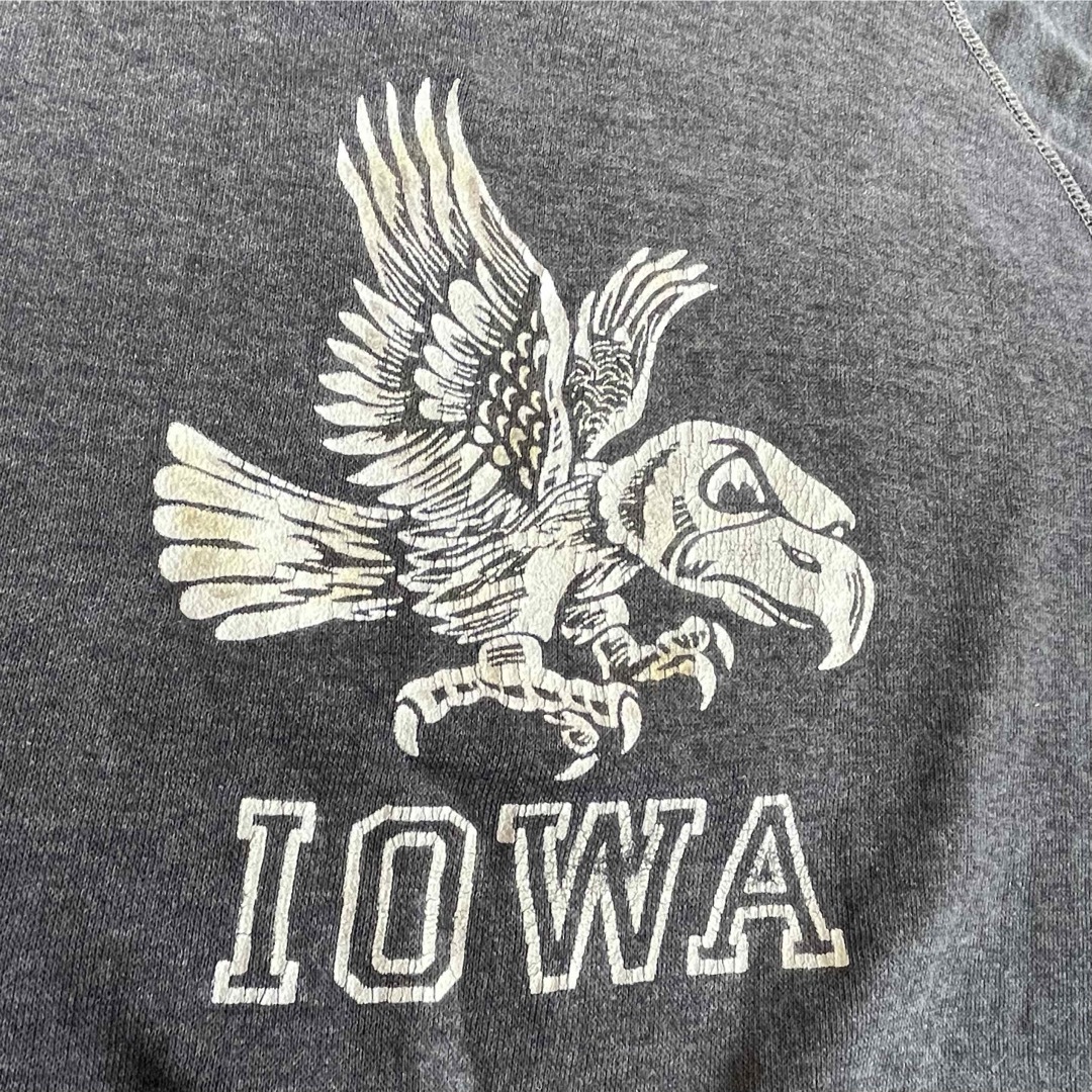 VINTAGE - 60s 70s カラーフロッキー スウェット 黒 墨黒 メンズ M