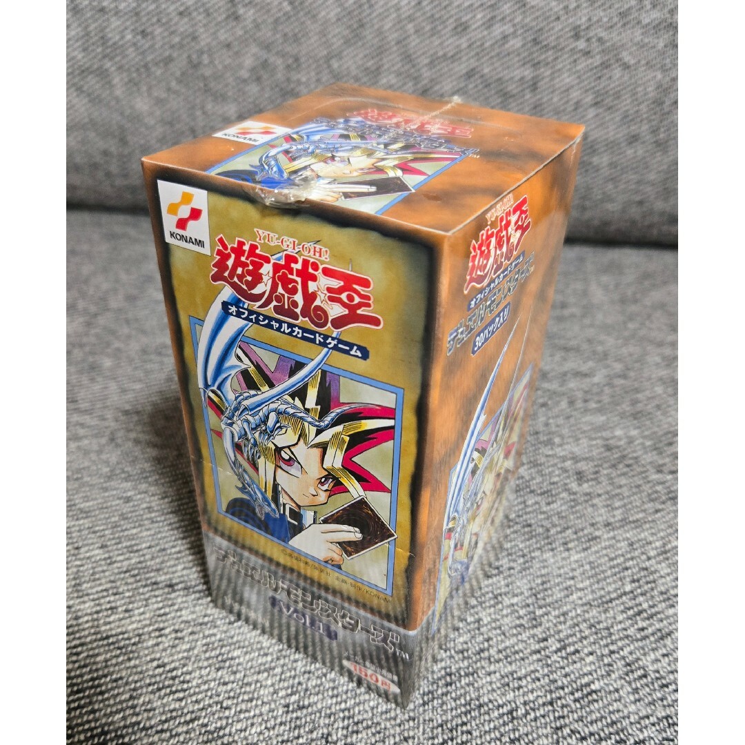 遊戯王 - 超美品 遊戯王 初期Vol.1 シュリンク付き未開封ボックス 初版