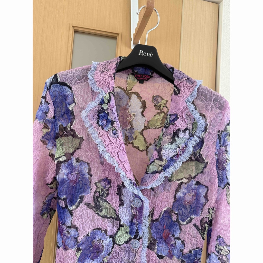 YUKI TORII ユキトリイ Gプリーツ カーディガン ユキトリイ YUKI TORII