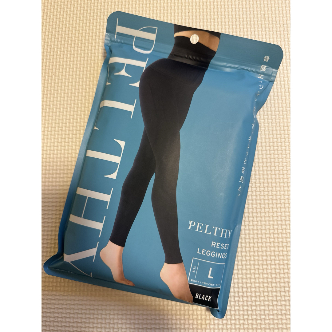 BELMISE - ☆新品未使用☆ PELTHY RESET LEGGINGS Lサイズ ブラックの