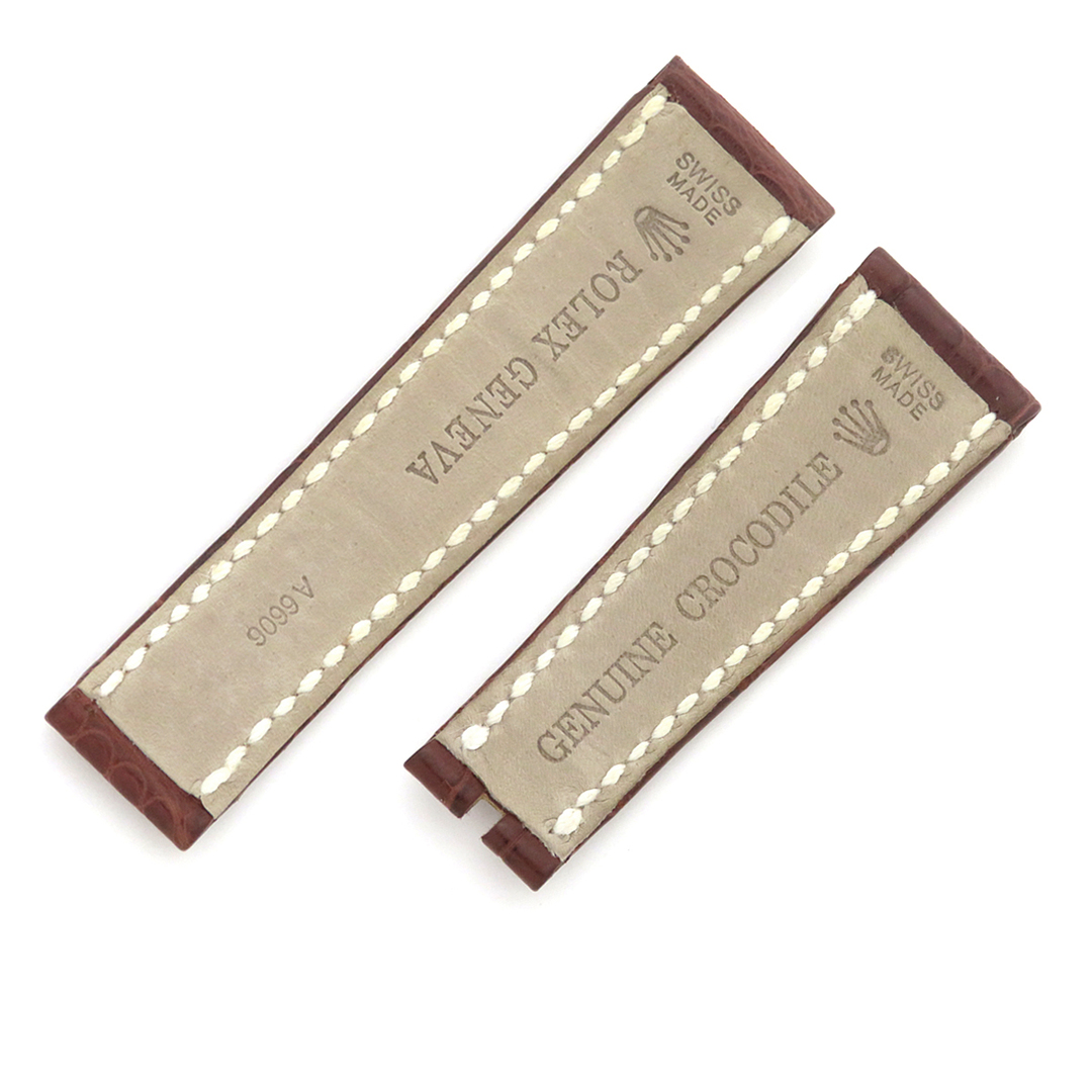 ROLEX - ロレックス デイトナ用 新品同様 純正 替え クロコ バンド